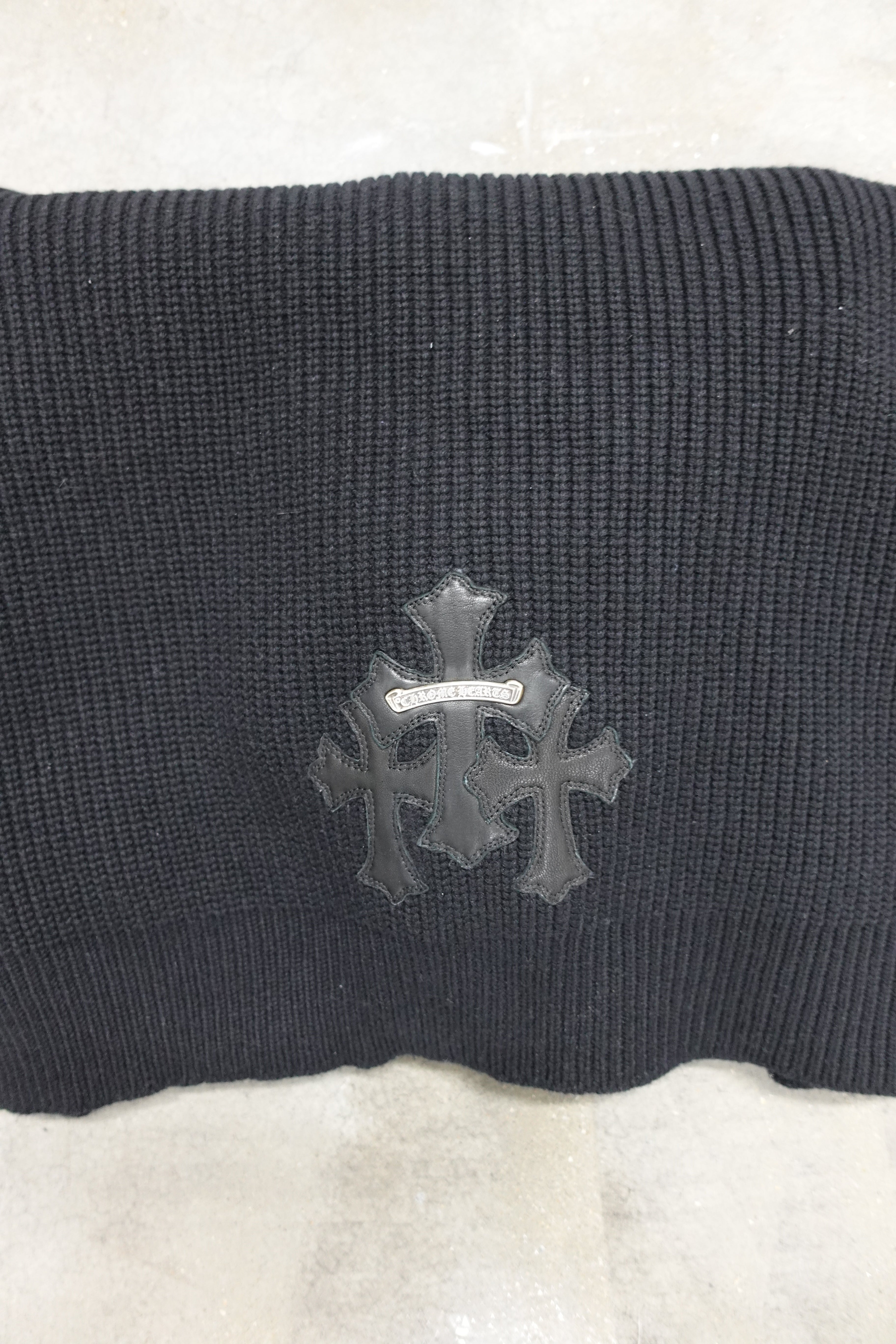 BAIT & TACKLE CASHMERE HALF ZIP JUMPER BLACK