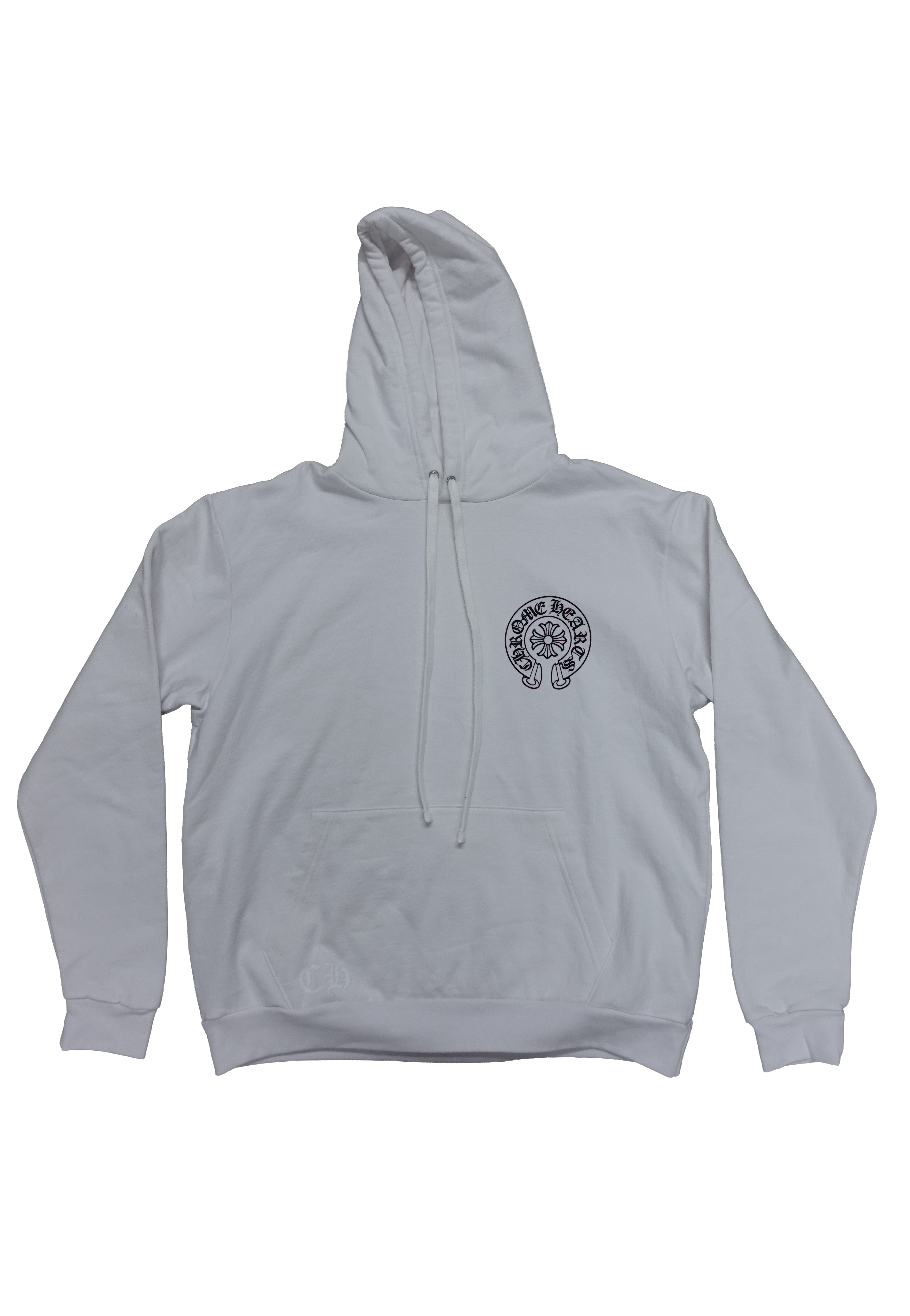 MIAMI HORSESHOE PULLOVER HOODIE WHITE