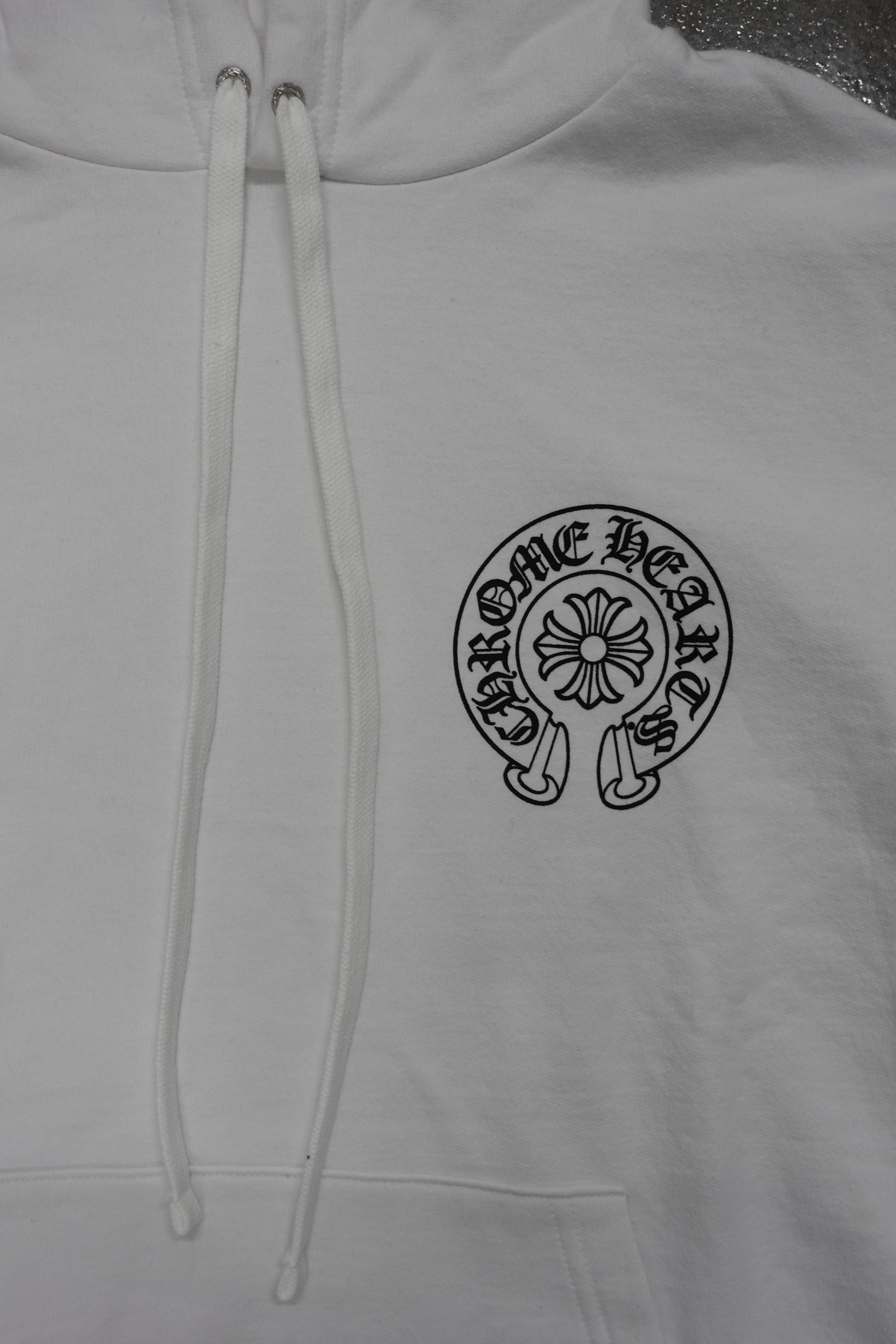 MIAMI HORSESHOE PULLOVER HOODIE WHITE