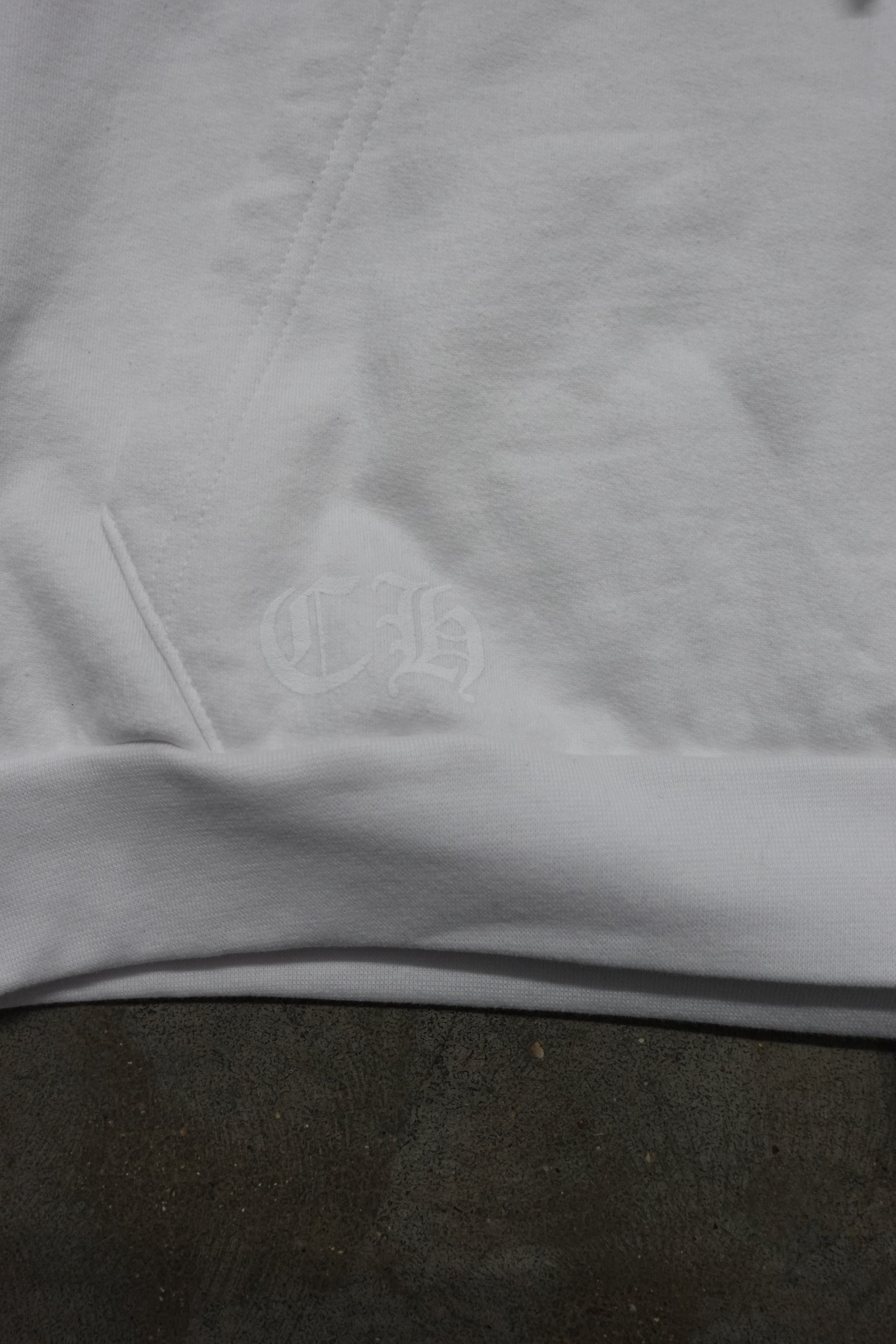 MIAMI HORSESHOE PULLOVER HOODIE WHITE