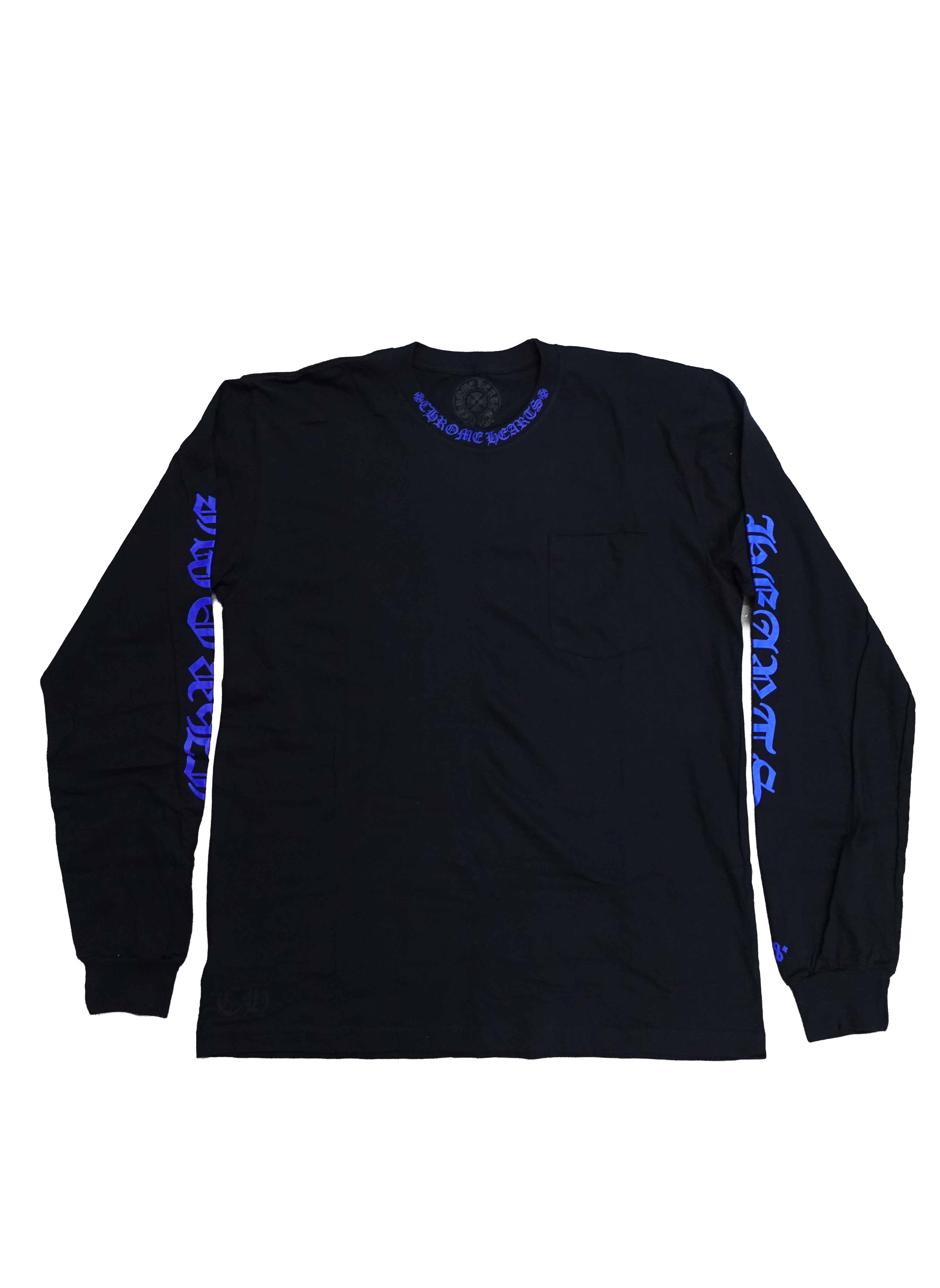 1988 LONG SLEEVE T SHIRT BLACK/BLUE