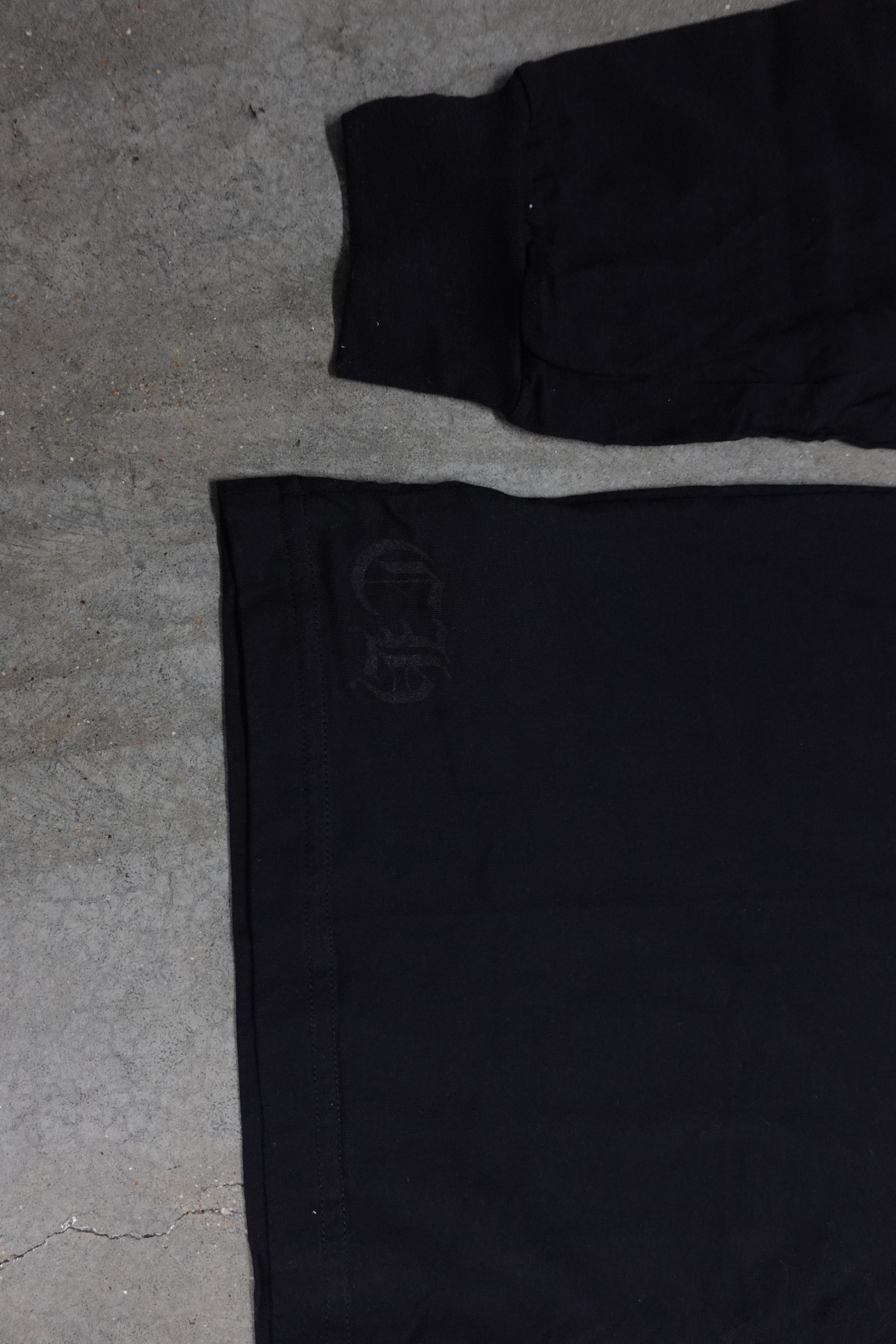 1988 LONG SLEEVE T SHIRT BLACK/BLUE