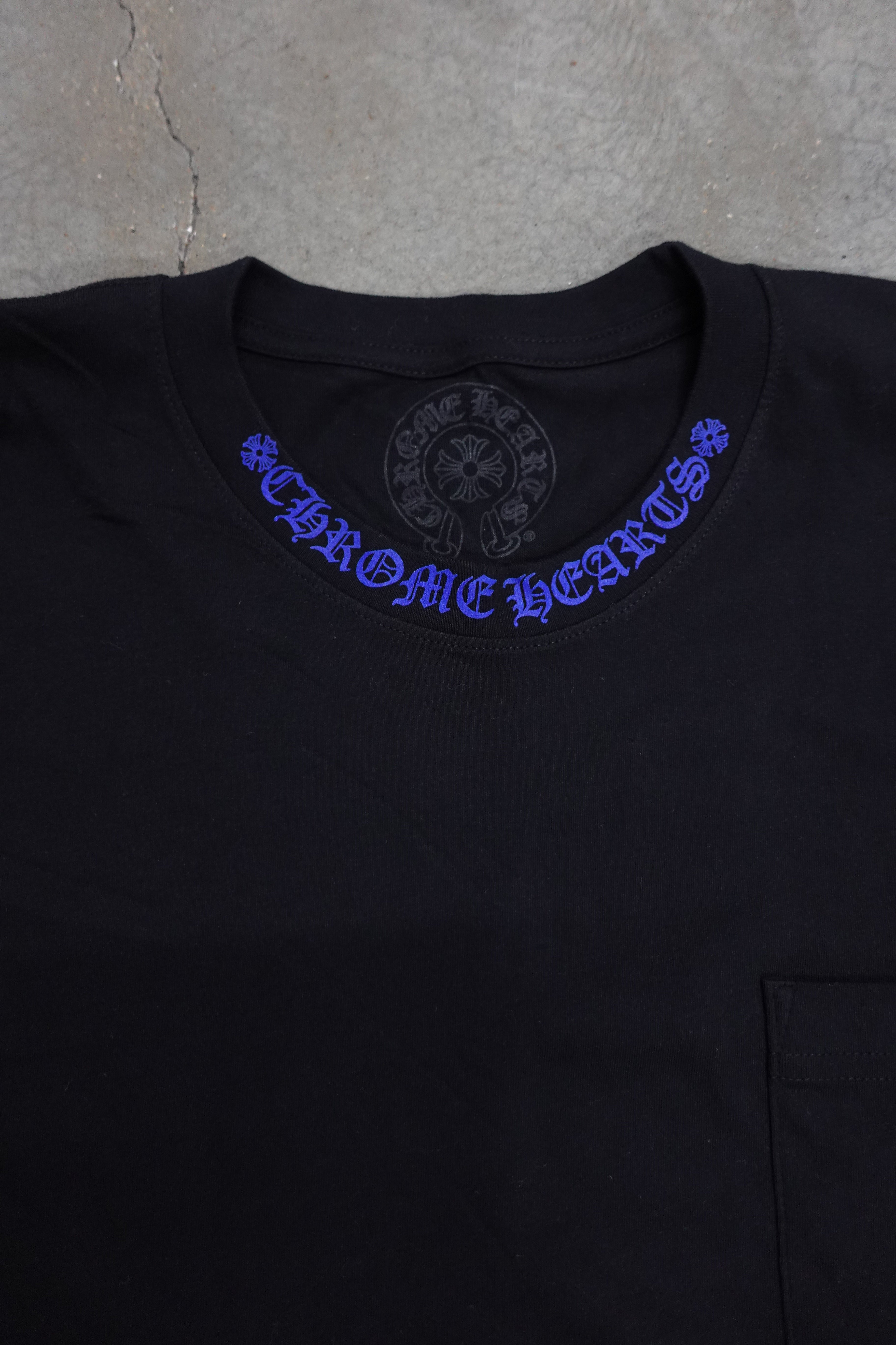 1988 LONG SLEEVE T SHIRT BLACK/BLUE