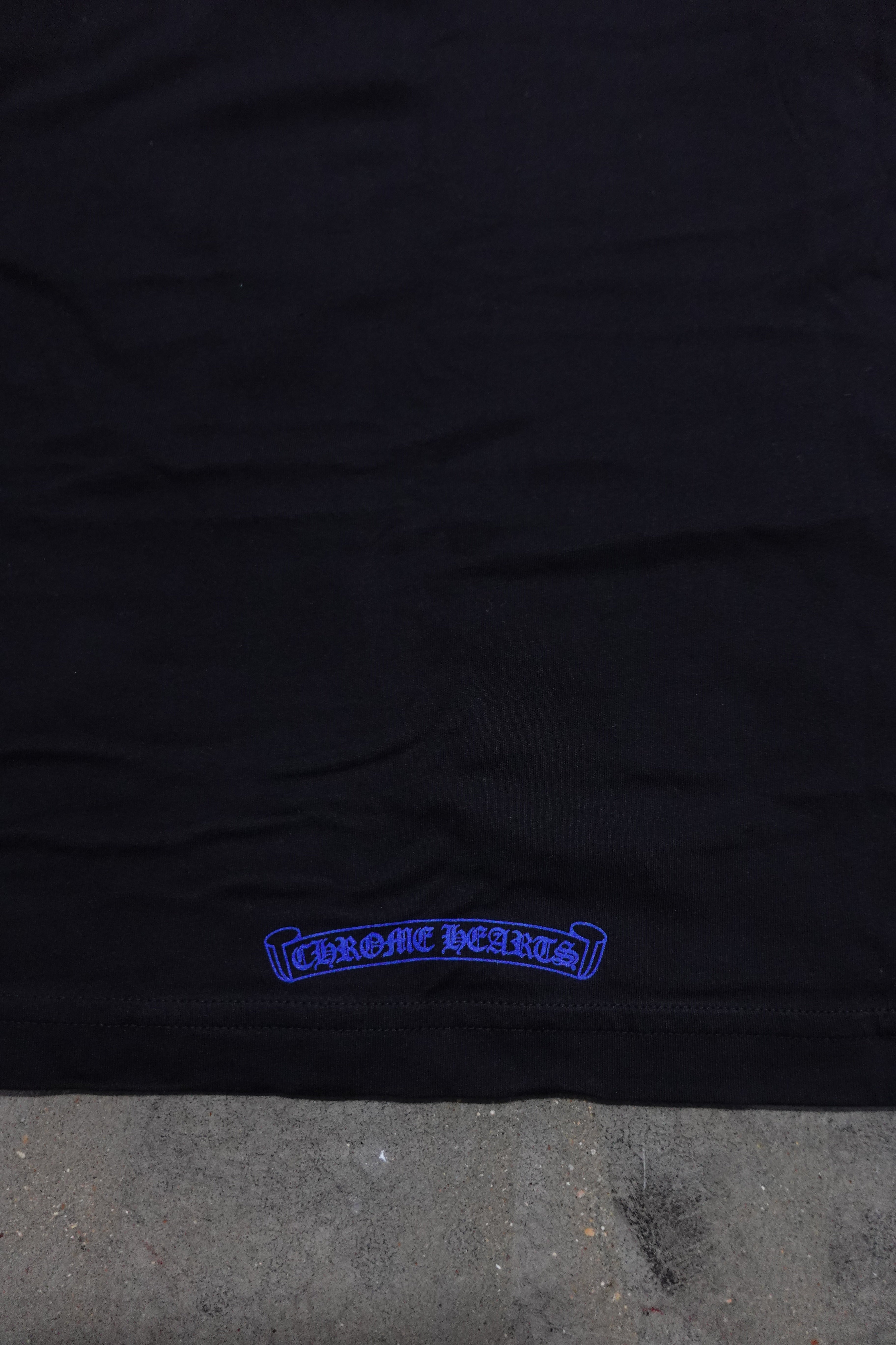 1988 LONG SLEEVE T SHIRT BLACK/BLUE