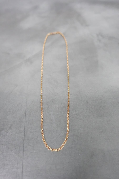 22K GOLD ROLL CHAIN