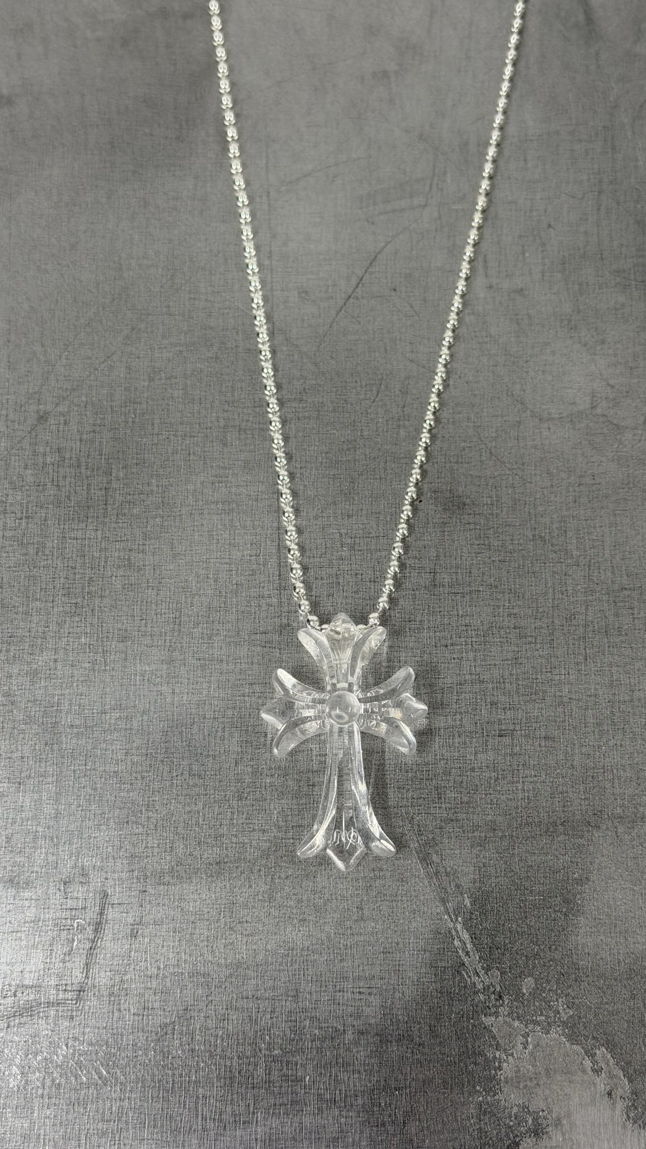 SILICHROME NECKLACE CLEAR