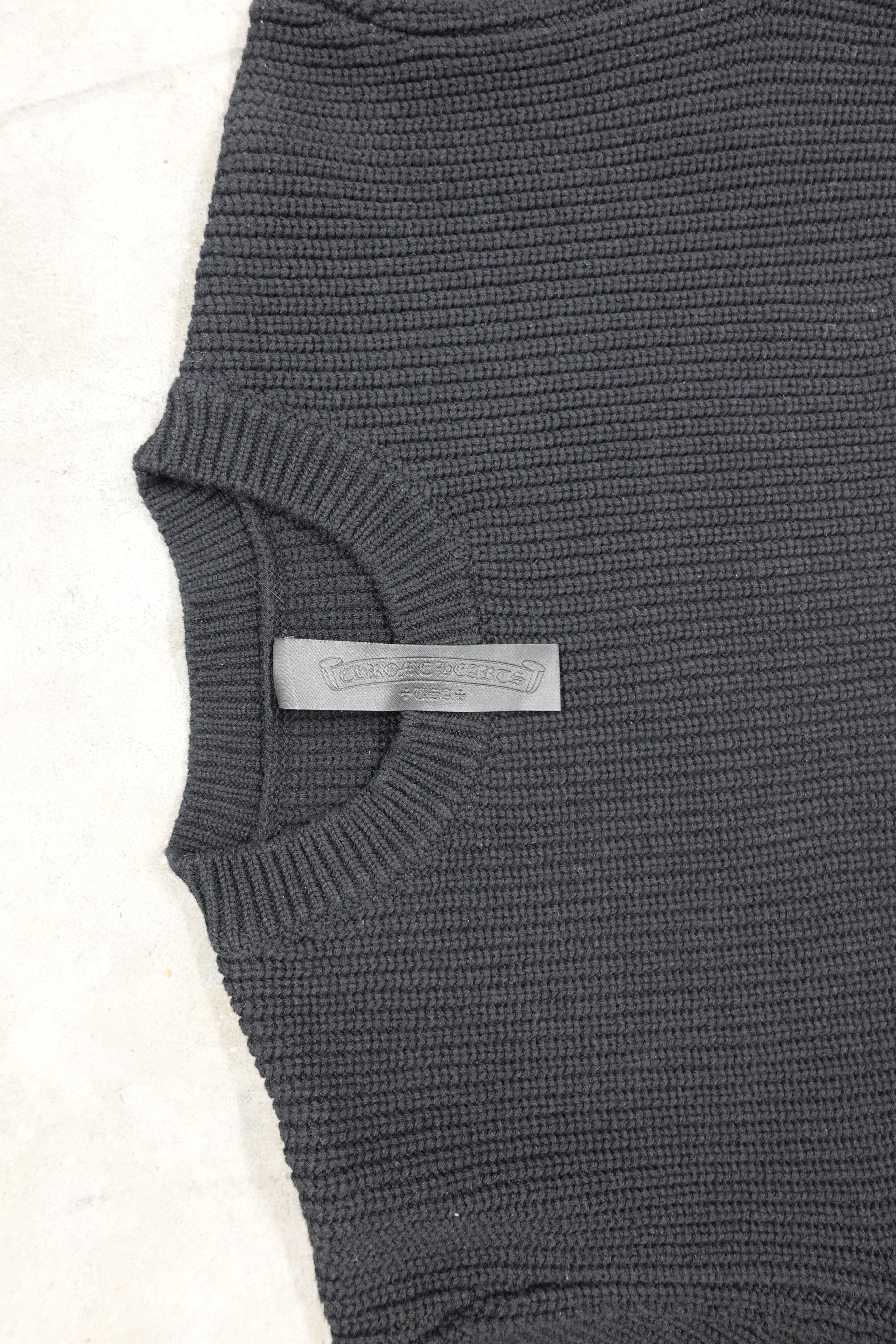 BAIT & TACKLE CASHMERE JUMPER BLACK