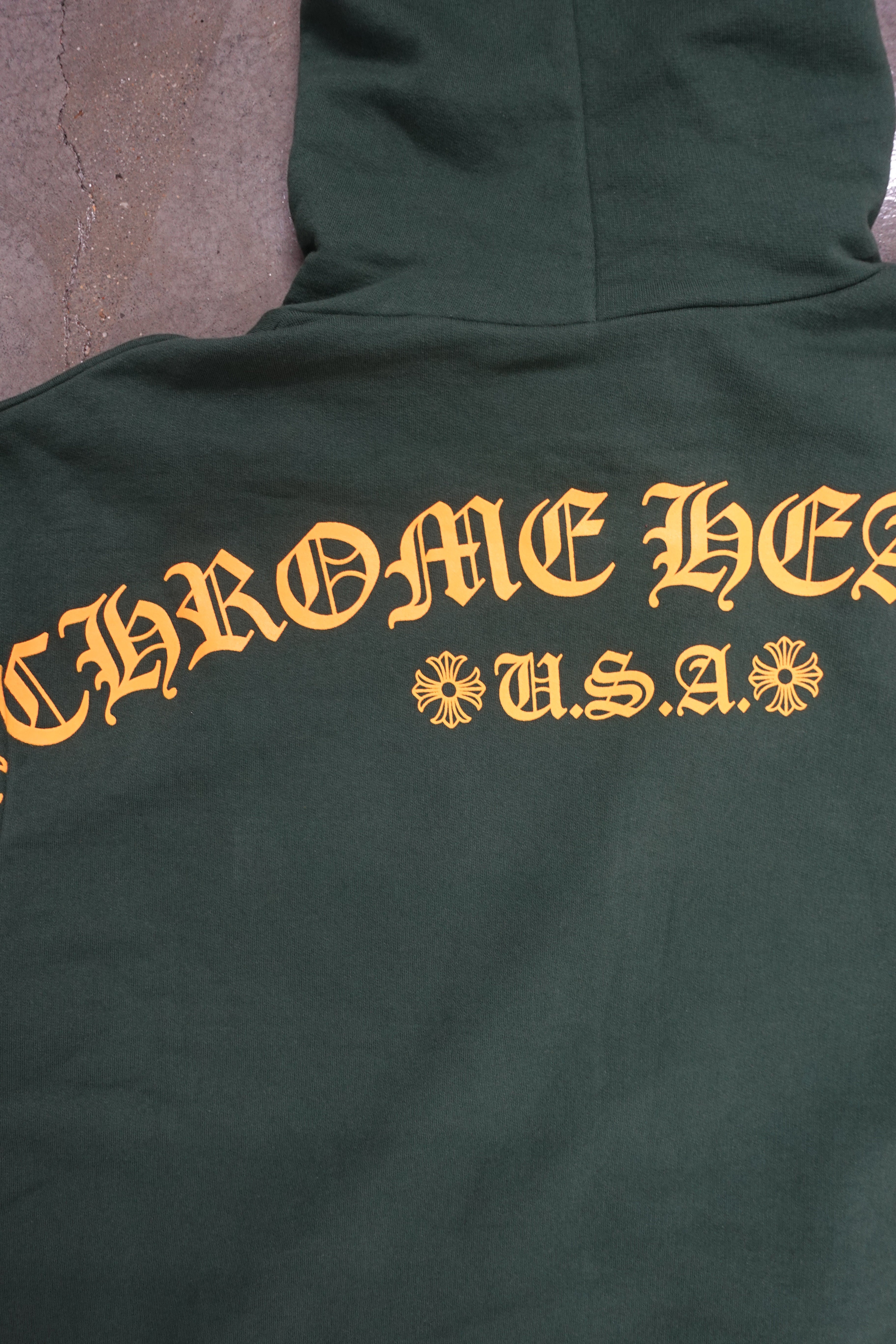T BAR PULLOVER HOODIE GREEN