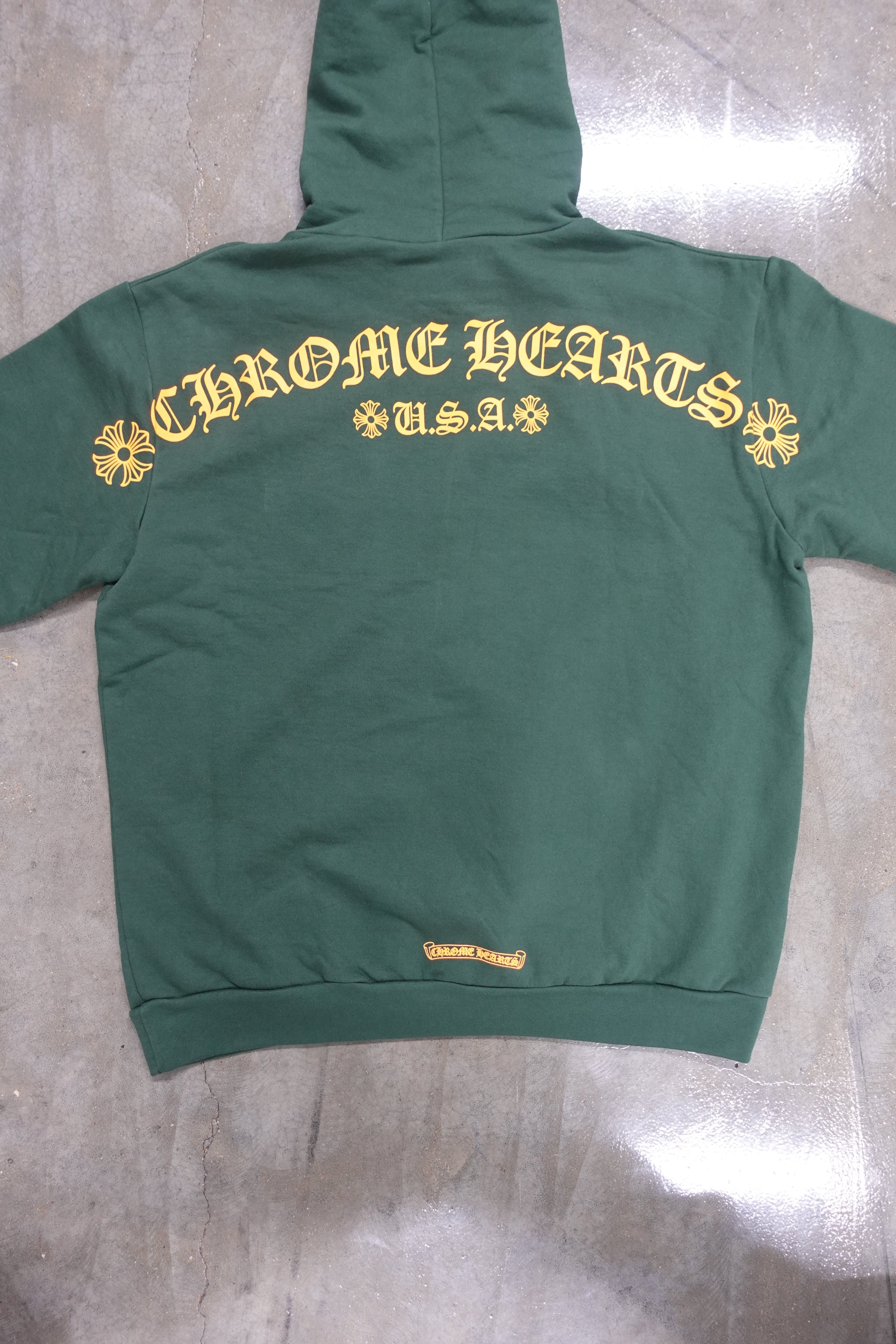 T BAR PULLOVER HOODIE GREEN