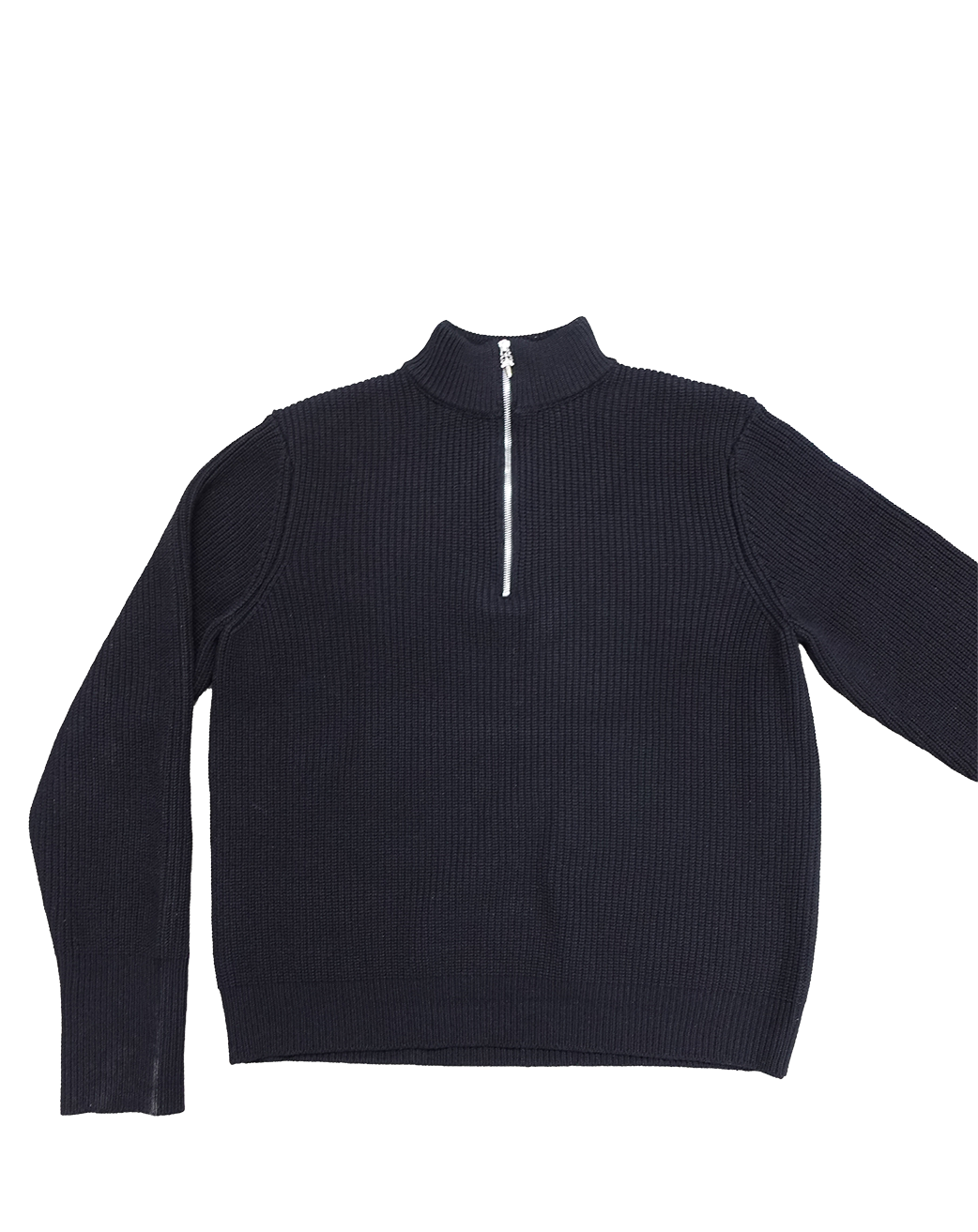 BAIT & TACKLE CASHMERE HALF ZIP JUMPER BLACK