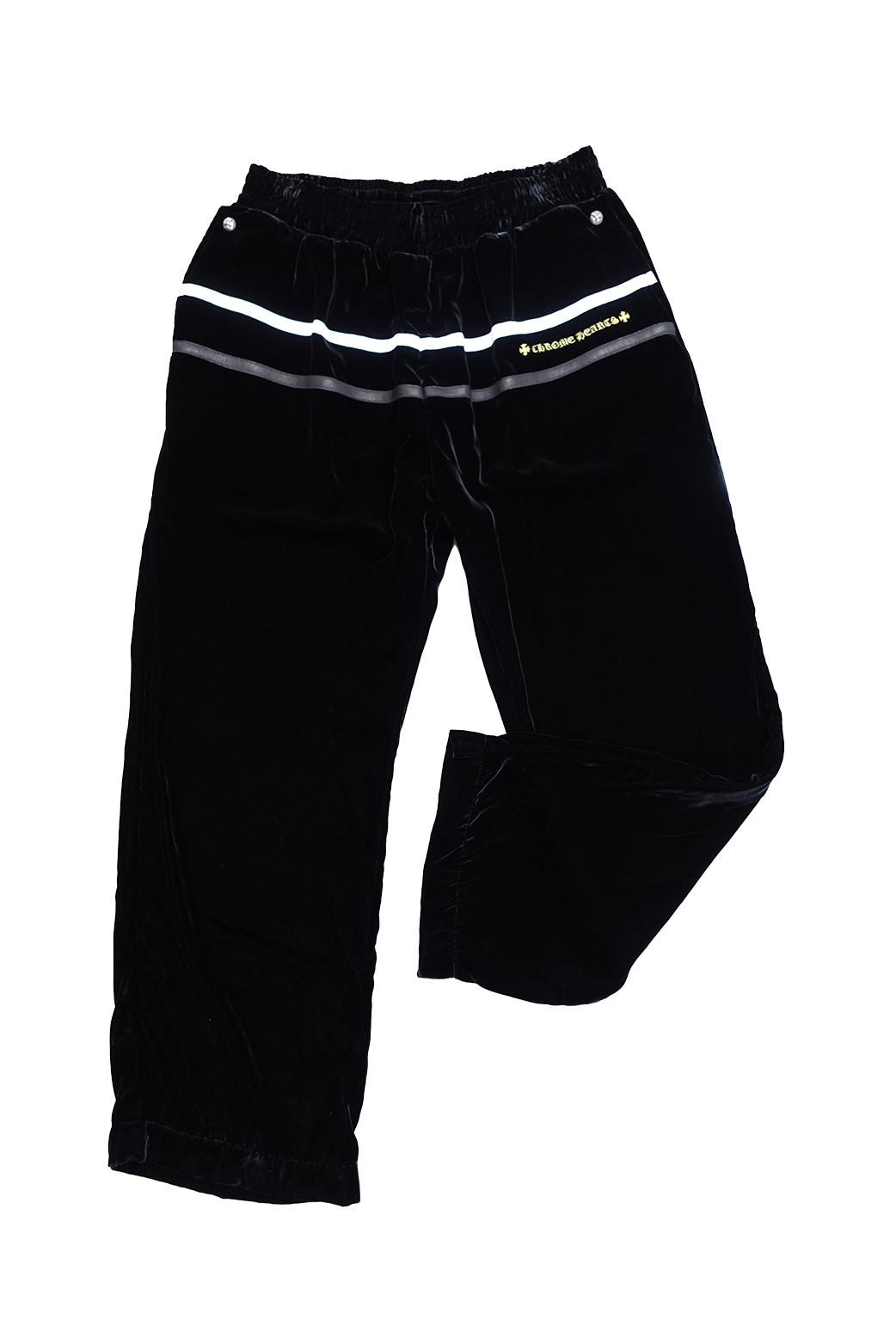 SO IT GOES VELVET JOGGERS BLACK