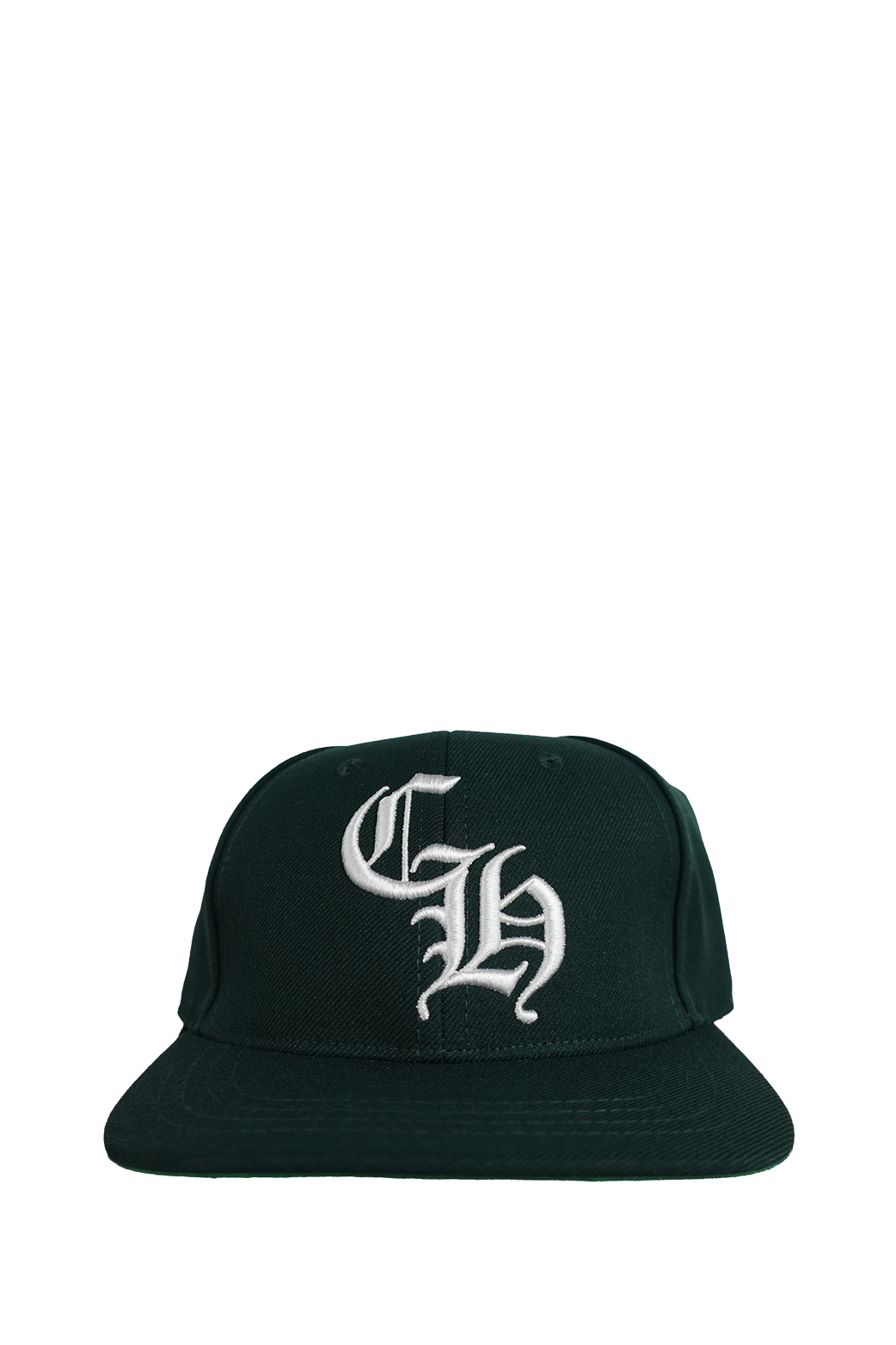 LETTER HAT GREEN/WHITE